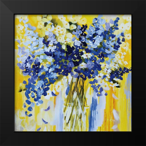 Rise and Shine Black Modern Wood Framed Art Print by Brooks, Amanda J.