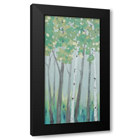 Forest View I Black Modern Wood Framed Art Print with Double Matting by Vindedzis, Rita