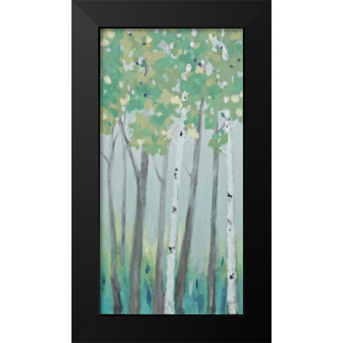 Forest View I Black Modern Wood Framed Art Print by Vindedzis, Rita