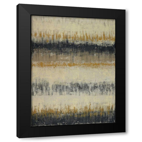 Horizons Black Modern Wood Framed Art Print by Vindedzis, Rita