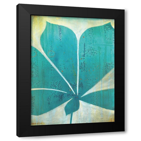 Foliation II Black Modern Wood Framed Art Print by D Aguiar, Stacy