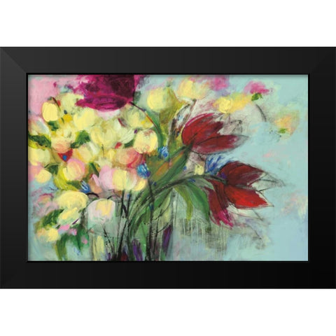 Wendyand#8217;s Bouquet Black Modern Wood Framed Art Print by Eider, Georgia