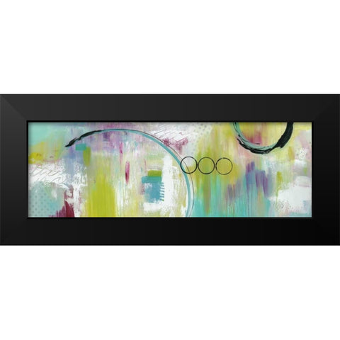Just Beam Me Up Black Modern Wood Framed Art Print by Hawkins, Julie