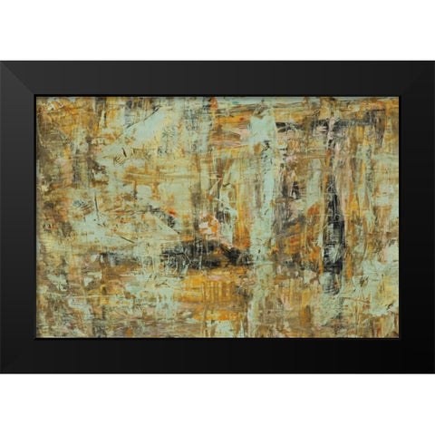 Riding The Dust II Black Modern Wood Framed Art Print by Gutierrez, Hilario