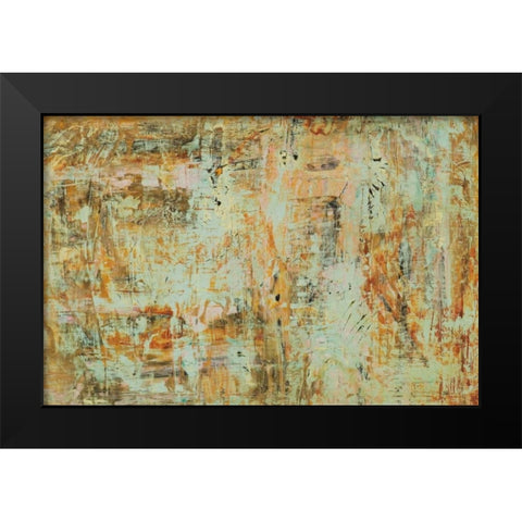 Riding The Dust I Black Modern Wood Framed Art Print by Gutierrez, Hilario