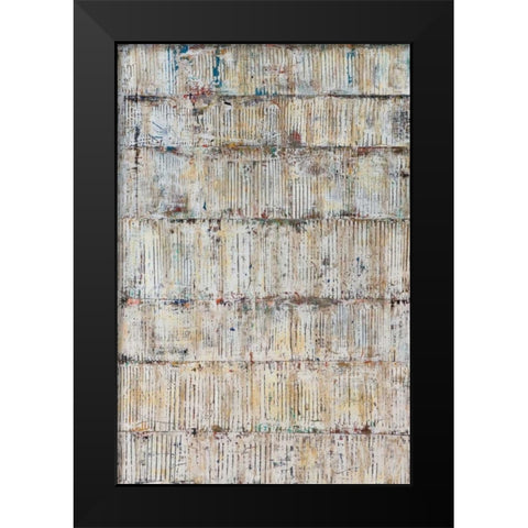 Layers of Light Black Modern Wood Framed Art Print by Gutierrez, Hilario