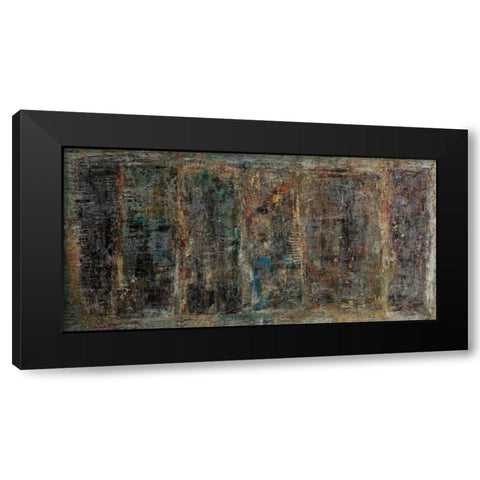 Thunder Rock Black Modern Wood Framed Art Print by Gutierrez, Hilario