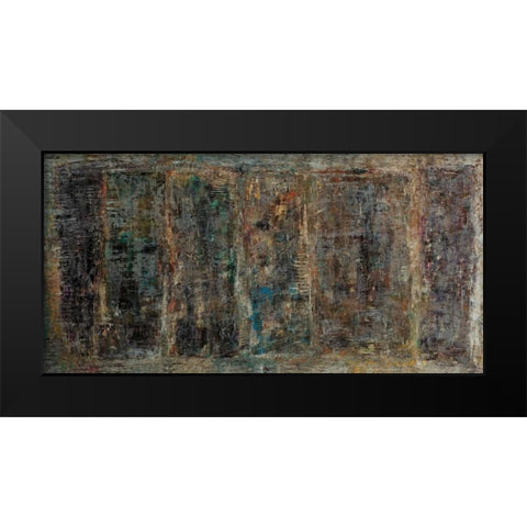 Thunder Rock Black Modern Wood Framed Art Print by Gutierrez, Hilario