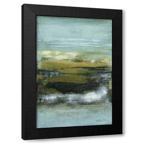 Coastline II Black Modern Wood Framed Art Print by McAlpine, Heather