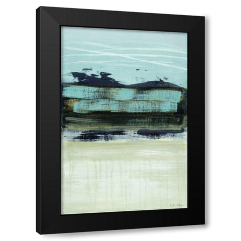Sea Breeze Black Modern Wood Framed Art Print with Double Matting by McAlpine, Heather