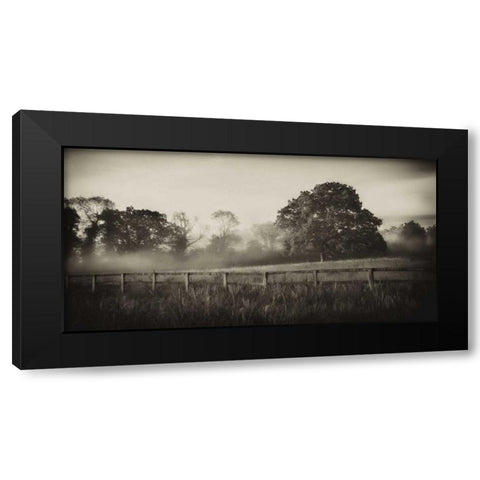 Foggy Day Black Modern Wood Framed Art Print with Double Matting by Pahl, Janel