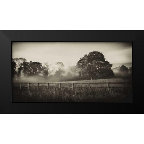Foggy Day Black Modern Wood Framed Art Print by Pahl, Janel