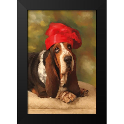 Lady Bass Black Modern Wood Framed Art Print by Pahl, Janel