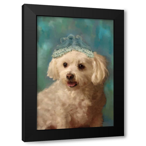 Miss. Foo Foo Black Modern Wood Framed Art Print with Double Matting by Pahl, Janel