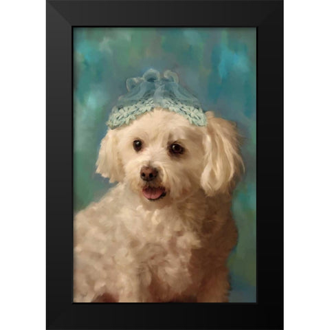 Miss. Foo Foo Black Modern Wood Framed Art Print by Pahl, Janel