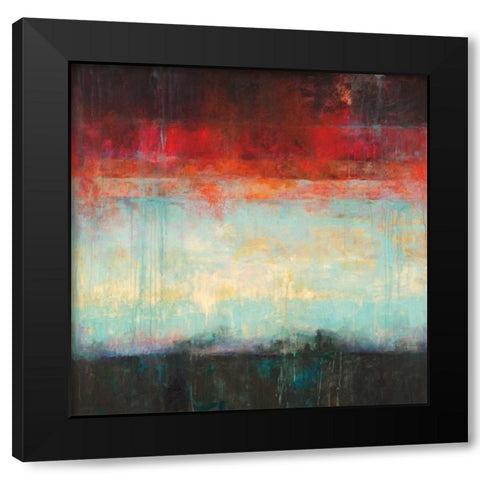 Dawn Black Modern Wood Framed Art Print by Pasion, Wani