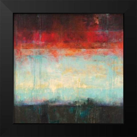 Dawn Black Modern Wood Framed Art Print by Pasion, Wani