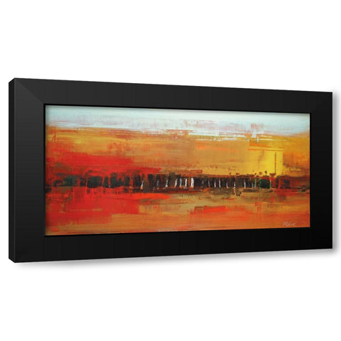 Duet Black Modern Wood Framed Art Print by Shire, Martin