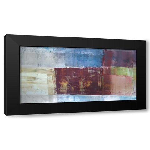 Overlay Black Modern Wood Framed Art Print by Shire, Martin