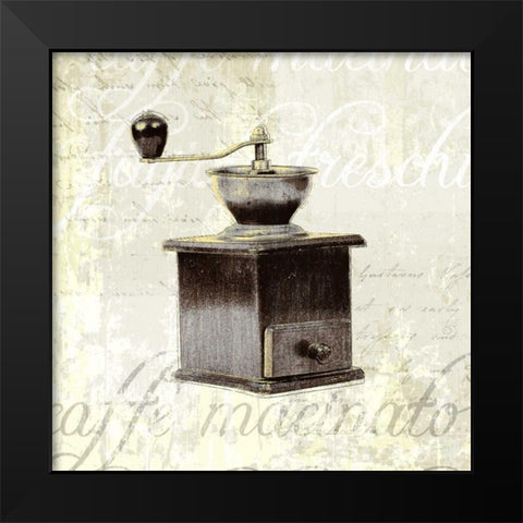 Kitchen Help I Black Modern Wood Framed Art Print by Venter, Tandi