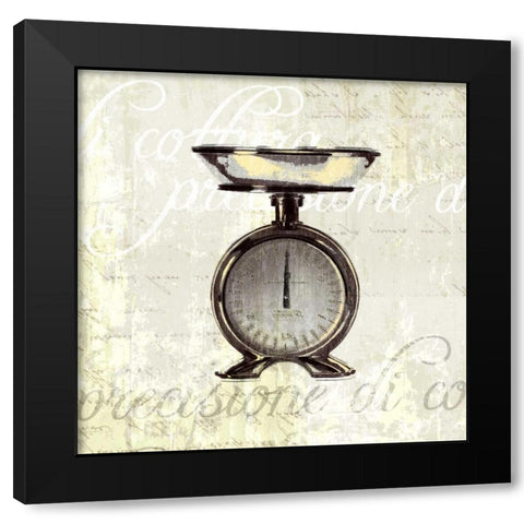 Kitchen Help III Black Modern Wood Framed Art Print by Venter, Tandi