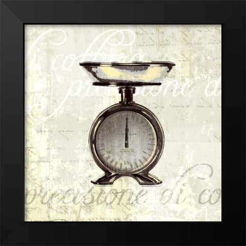 Kitchen Help III Black Modern Wood Framed Art Print by Venter, Tandi