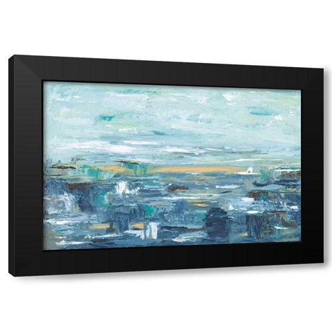 Be Happy Black Modern Wood Framed Art Print with Double Matting by Veysey, Sofia