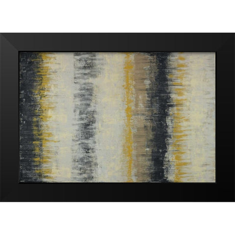 Horizons Black Modern Wood Framed Art Print by Vindedzis, Rita