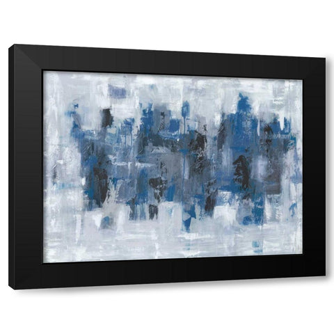 Midtown Moonlight Black Modern Wood Framed Art Print with Double Matting by Bell, Emma