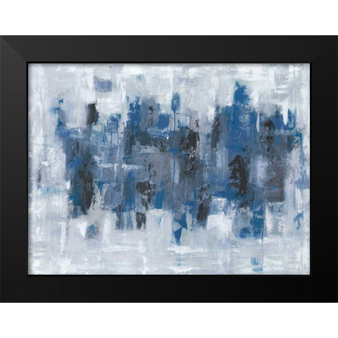 Midtown Moonlight Black Modern Wood Framed Art Print by Bell, Emma