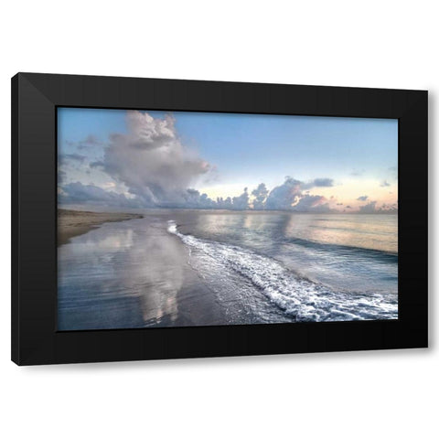 Quiet Morning Black Modern Wood Framed Art Print by Celebrate Life Gallery,