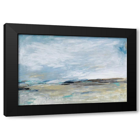 Mountains To Climb Black Modern Wood Framed Art Print by Pasion, Wani