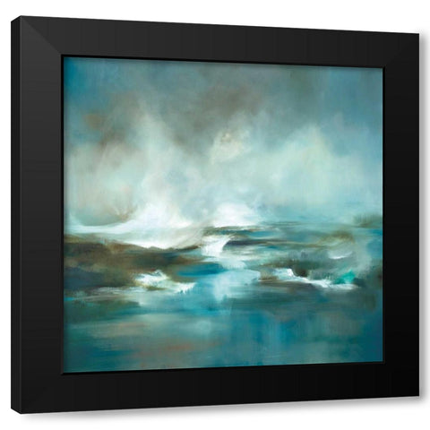 Breaking Black Modern Wood Framed Art Print with Double Matting by Parent, Joanne
