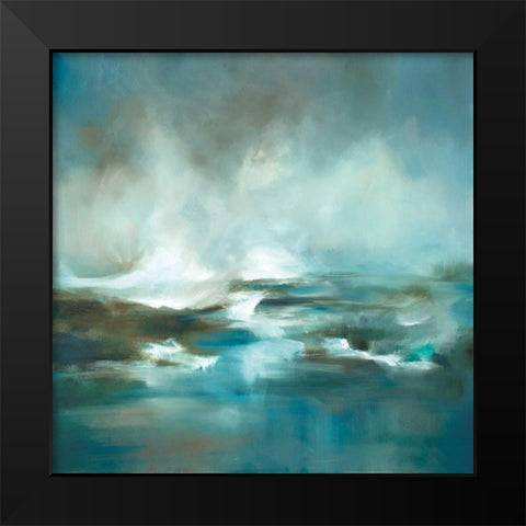 Breaking Black Modern Wood Framed Art Print by Parent, Joanne