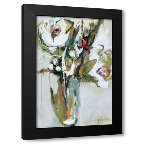 Blooming in NovemberÂ  Black Modern Wood Framed Art Print with Double Matting by Maritz, Angela