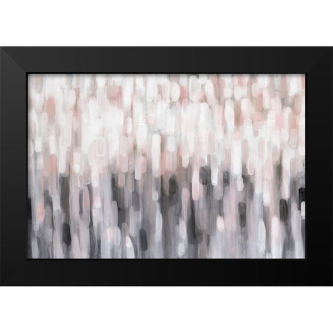 Blushing Black Modern Wood Framed Art Print by Parker, Karen Lorena