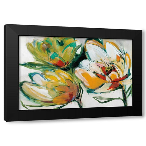 Bloomed II Black Modern Wood Framed Art Print with Double Matting by Fitsimmons, A.