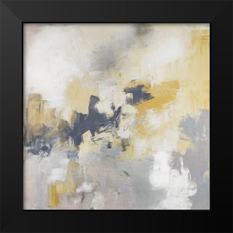 Sun Drenched Black Modern Wood Framed Art Print by Ellens, Jacqueline