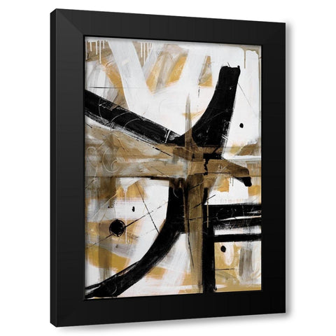 New Day Black Modern Wood Framed Art Print with Double Matting by Fournier, Joyce