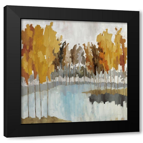 Wetlands Black Modern Wood Framed Art Print with Double Matting by Ellens, Jacqueline