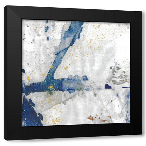 New Directions I Black Modern Wood Framed Art Print by Fontaine, Stephane