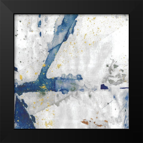 New Directions I Black Modern Wood Framed Art Print by Fontaine, Stephane