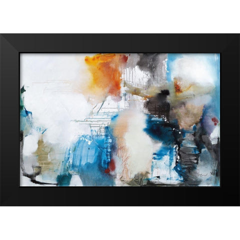 Thompsons Bay Black Modern Wood Framed Art Print by Barnes, Natasha