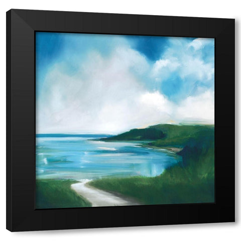 Vista Black Modern Wood Framed Art Print with Double Matting by Parent, Joanne