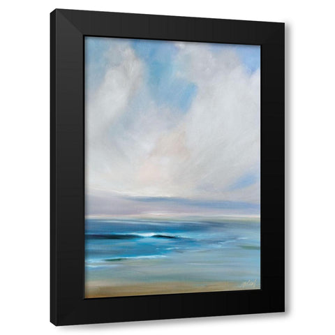 Cove Walk II Black Modern Wood Framed Art Print with Double Matting by Parent, Joanne