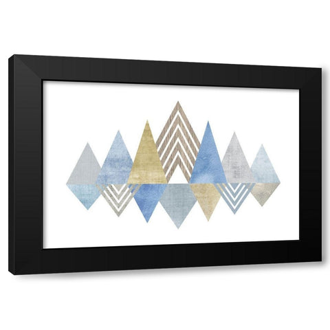 Modern Mix Black Modern Wood Framed Art Print by Banks, Debbie