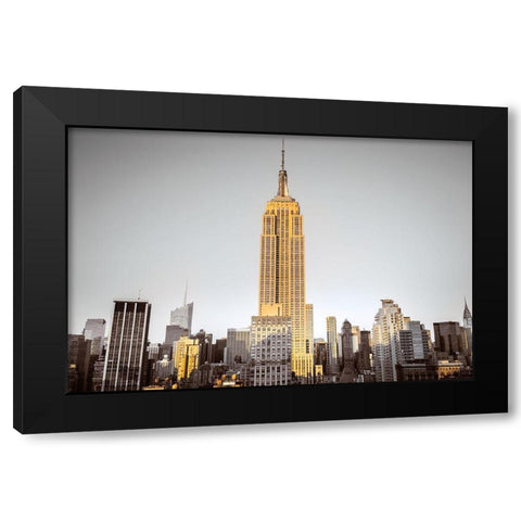 Empire Black Modern Wood Framed Art Print by Frank, Assaf