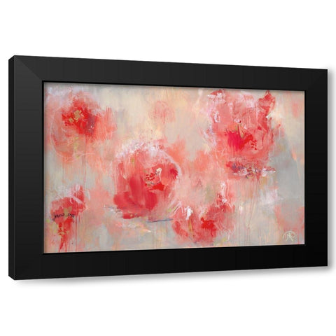 At First Blush Black Modern Wood Framed Art Print by Cole, Macy