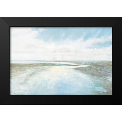 Low Tides Black Modern Wood Framed Art Print by Davis, Rockwell