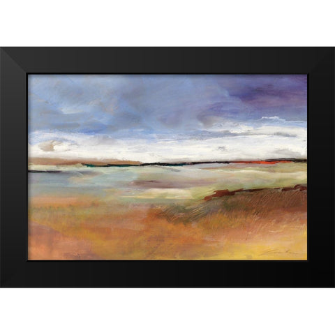 Quiet Moment Black Modern Wood Framed Art Print by Lenker, Marlene